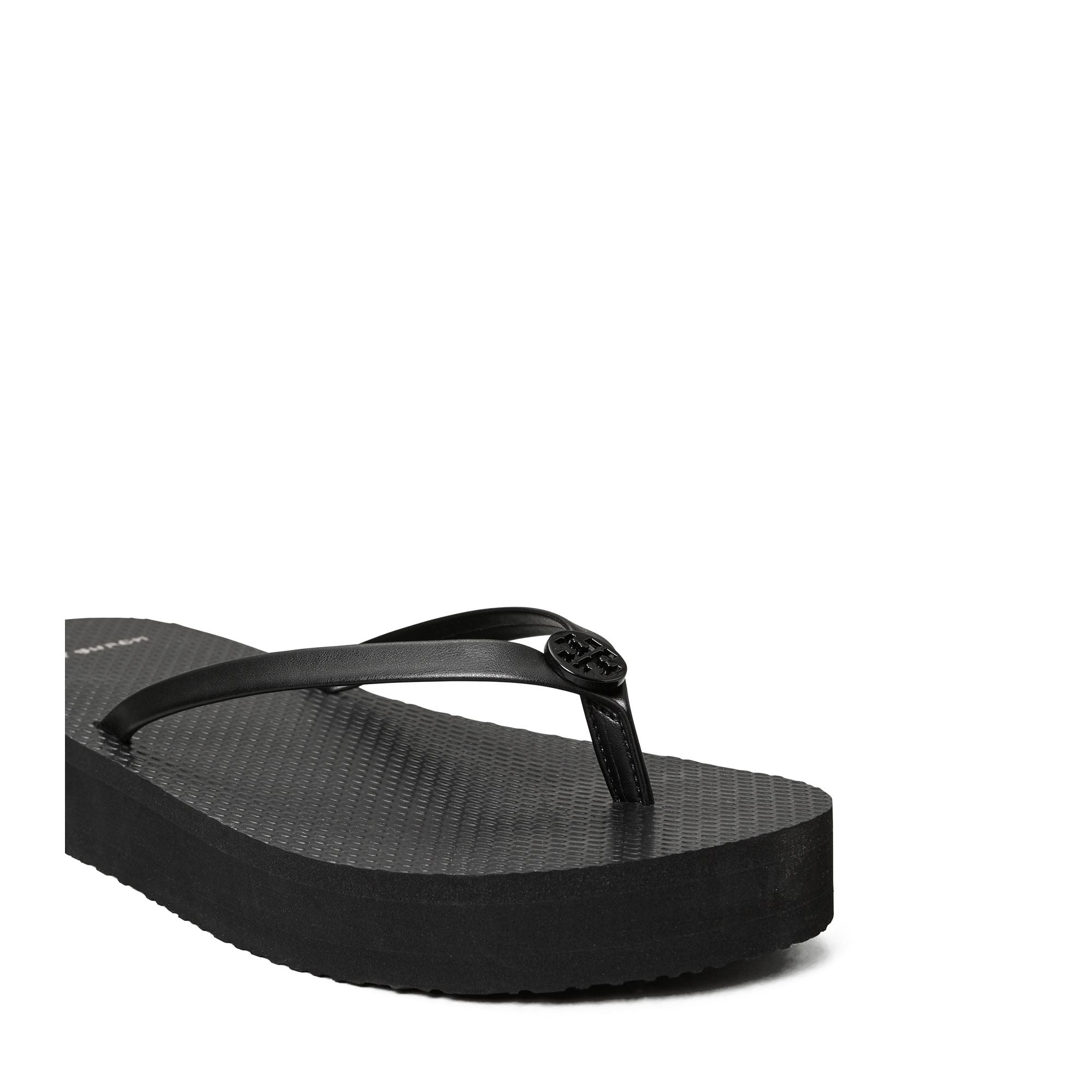 Women Flatform Flip Flop - Perfect Black / Perfect Black