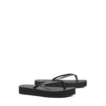 Women Flatform Flip Flop - Perfect Black / Perfect Black