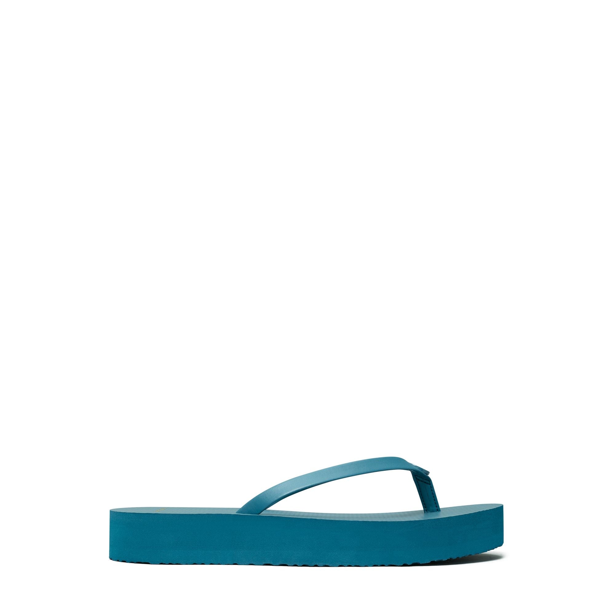 Women Flatform Flip Flop - Brisk Blue / Brisk Blue