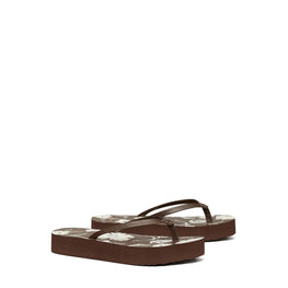 Women Flatform Flip Flop - Moka Falls / Deep Chocolate Dasiy 21