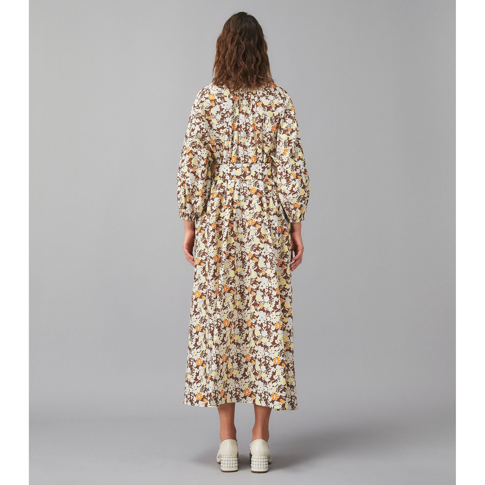 Women Printed Balloon Sleeve Dress - Reverie