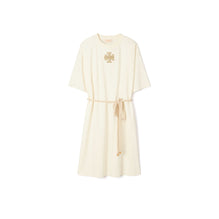 Women Embellished Logo T-Shirt Dress - New Ivory