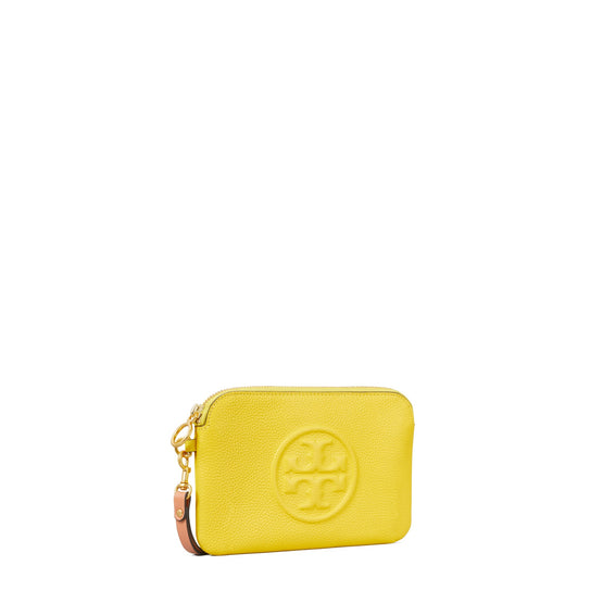 Women Perry Bombe Color-Block Wristlet - Calendula / Shiso