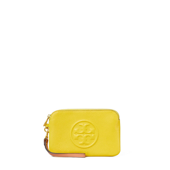 Women Perry Bombe Color-Block Wristlet - Calendula / Shiso