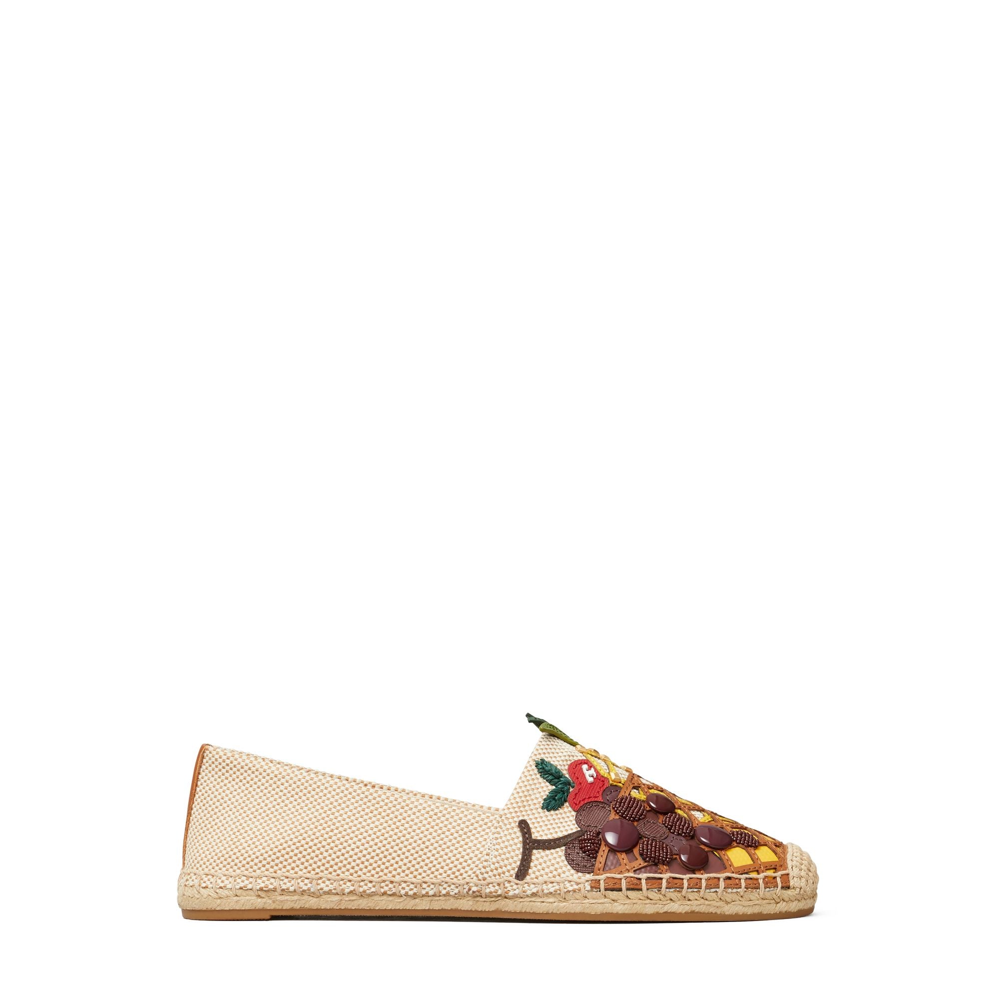 Women Fruit Espadrille - Tan / Cream / Ambra / Multi