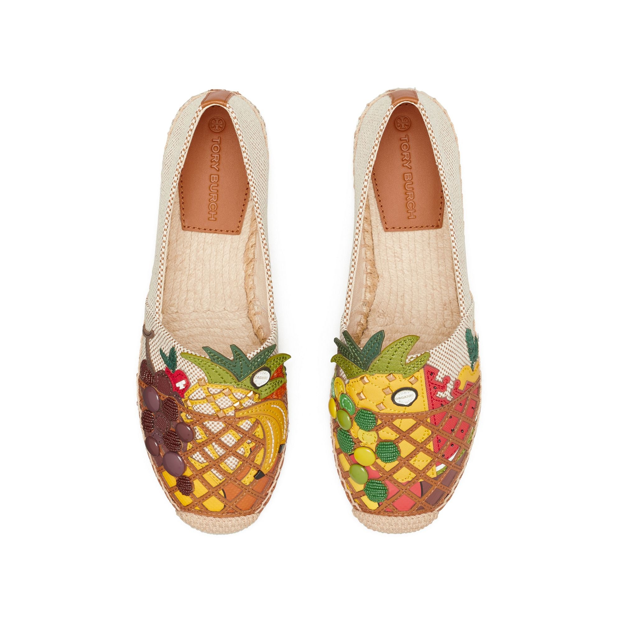 Women Fruit Espadrille - Tan / Cream / Ambra / Multi