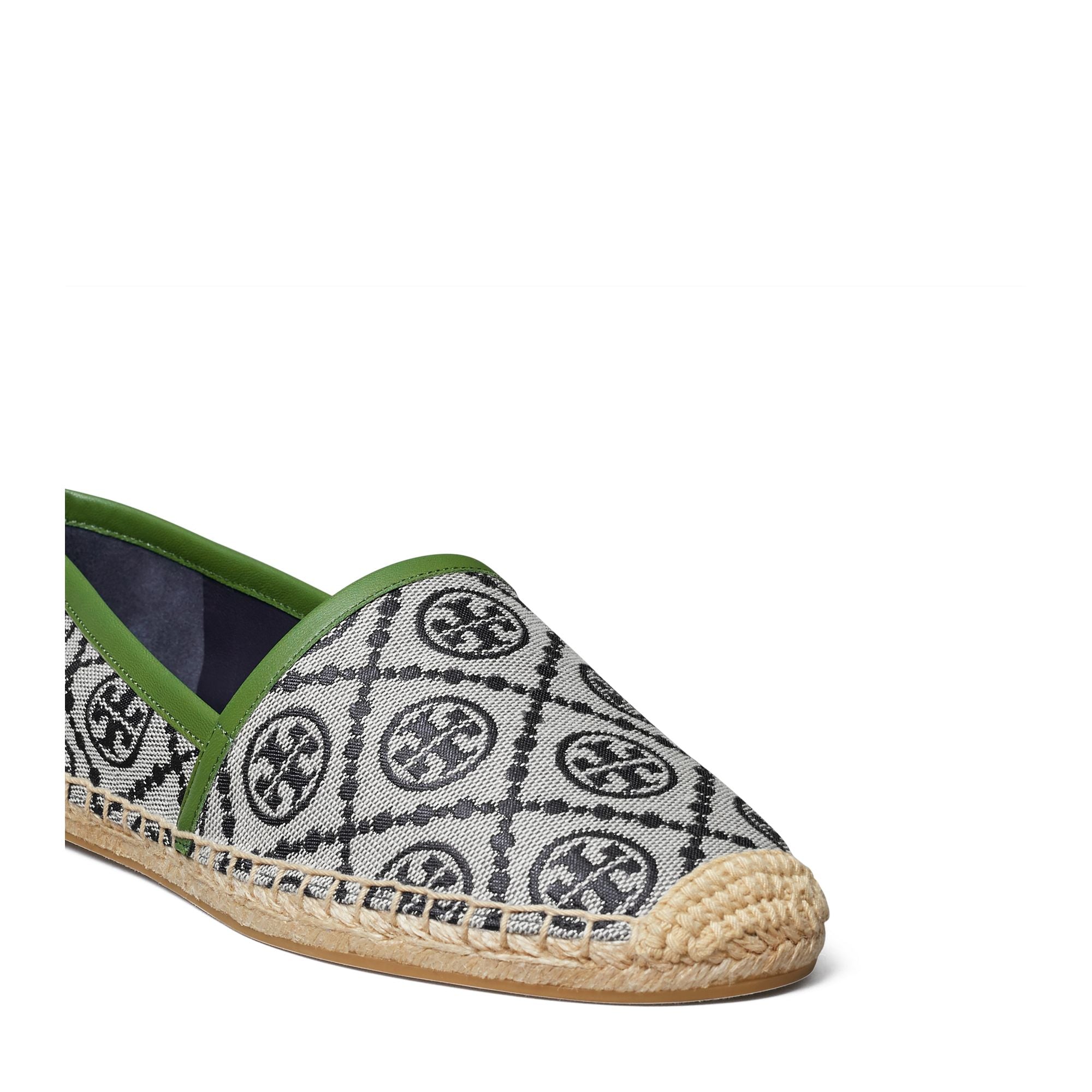 Women T Monogram Espadrille - Perfect Navy Jacquard
