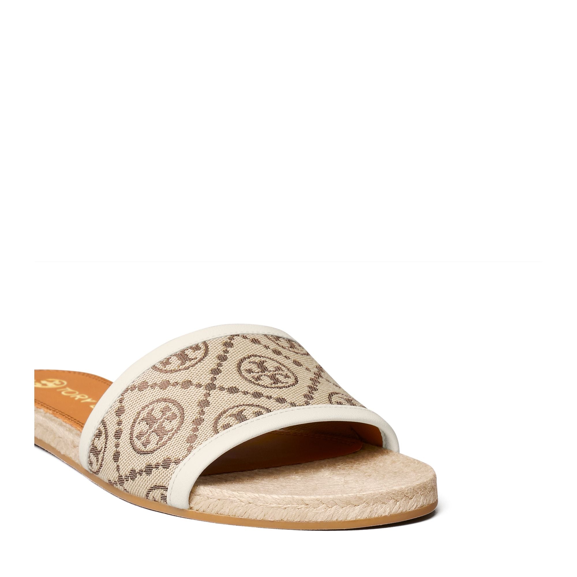 Women T Monogram Espadrille Slide - Hazel Jacquard