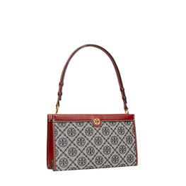 Women T Monogram Jacquard Mini Pouchette - Juneberry