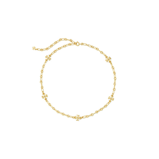 Women Thin Roxanne Chain Necklace - Rolled Tory Gold