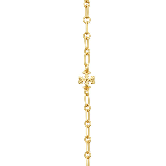 Women Thin Roxanne Chain Necklace - Rolled Tory Gold