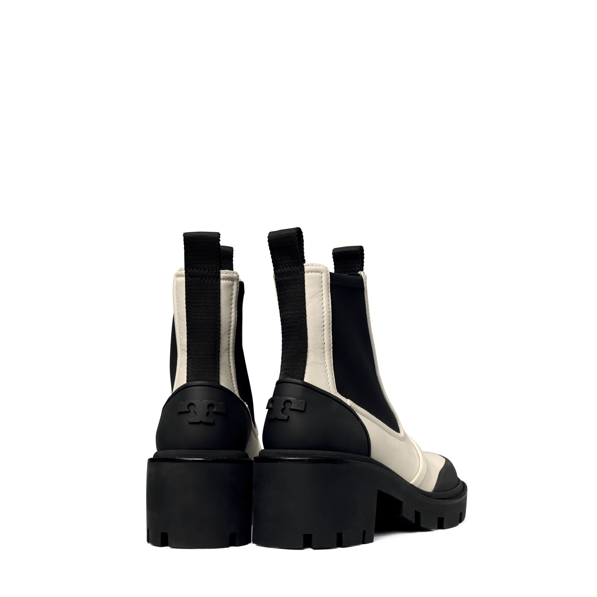 Women Chelsea Lug Ankle Boot - New Ivory/Perfect Black/Perfect Black
