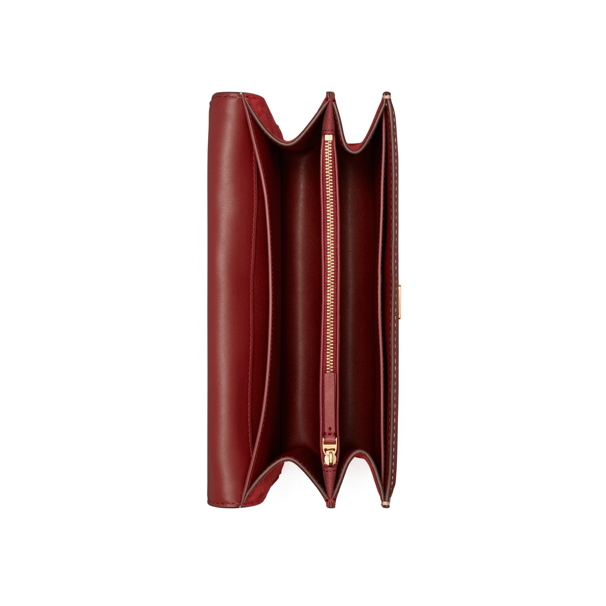 Women T Monogram Jacquard Embroidered Shoulder Bag - Tory Navy