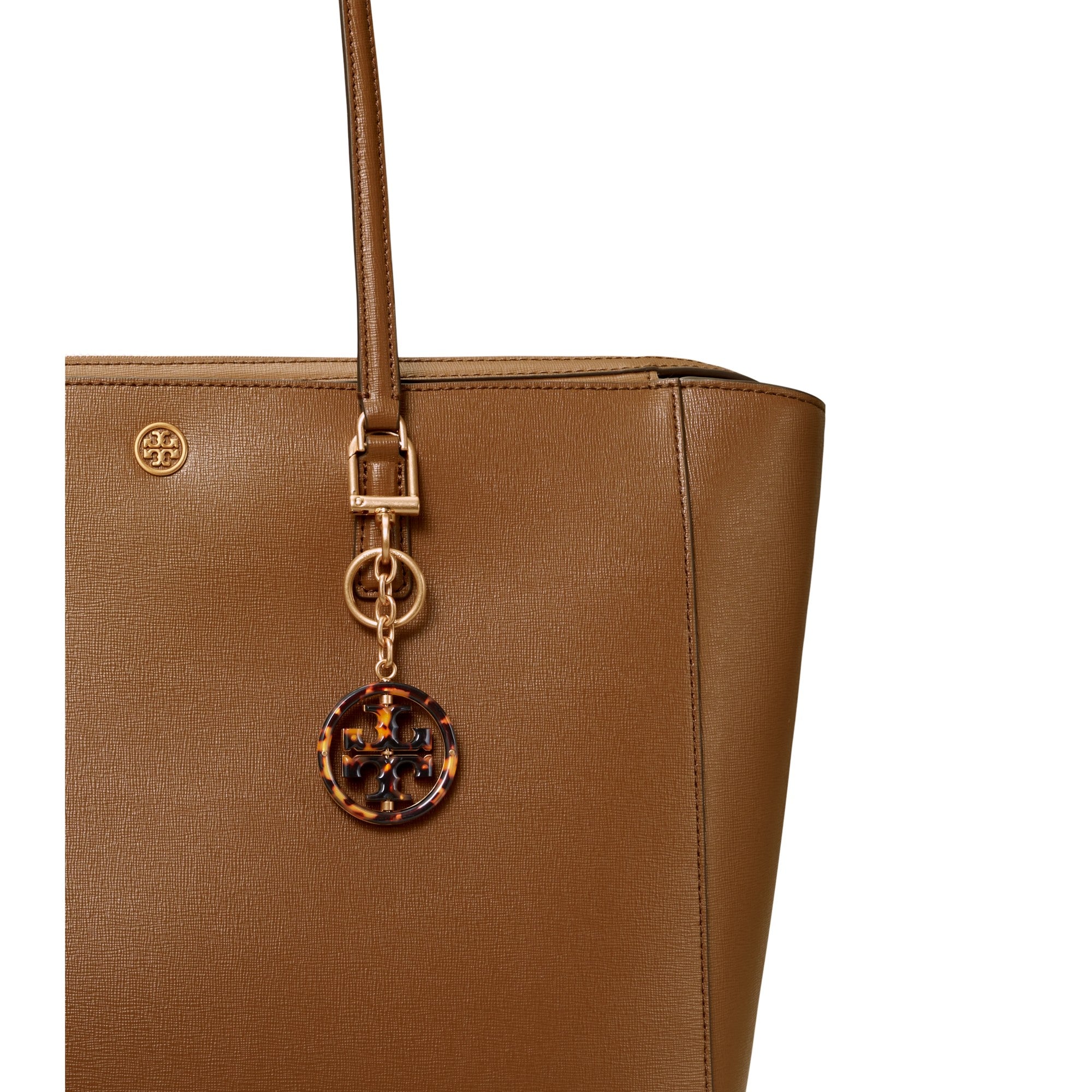 Women Tortoise Logo Key Fob - Tortoise Shell