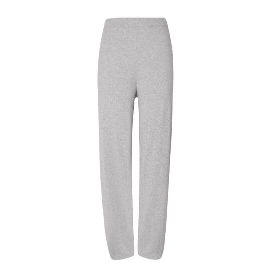 Women Luxe Cashmere Joggers - Medium Grey Heather