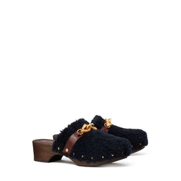 Women Jessa Shearling Clog - Perfect Navy / Plum