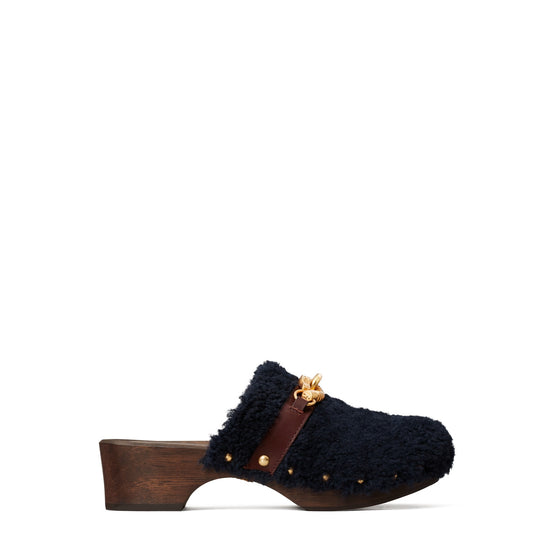 Women Jessa Shearling Clog - Perfect Navy / Plum