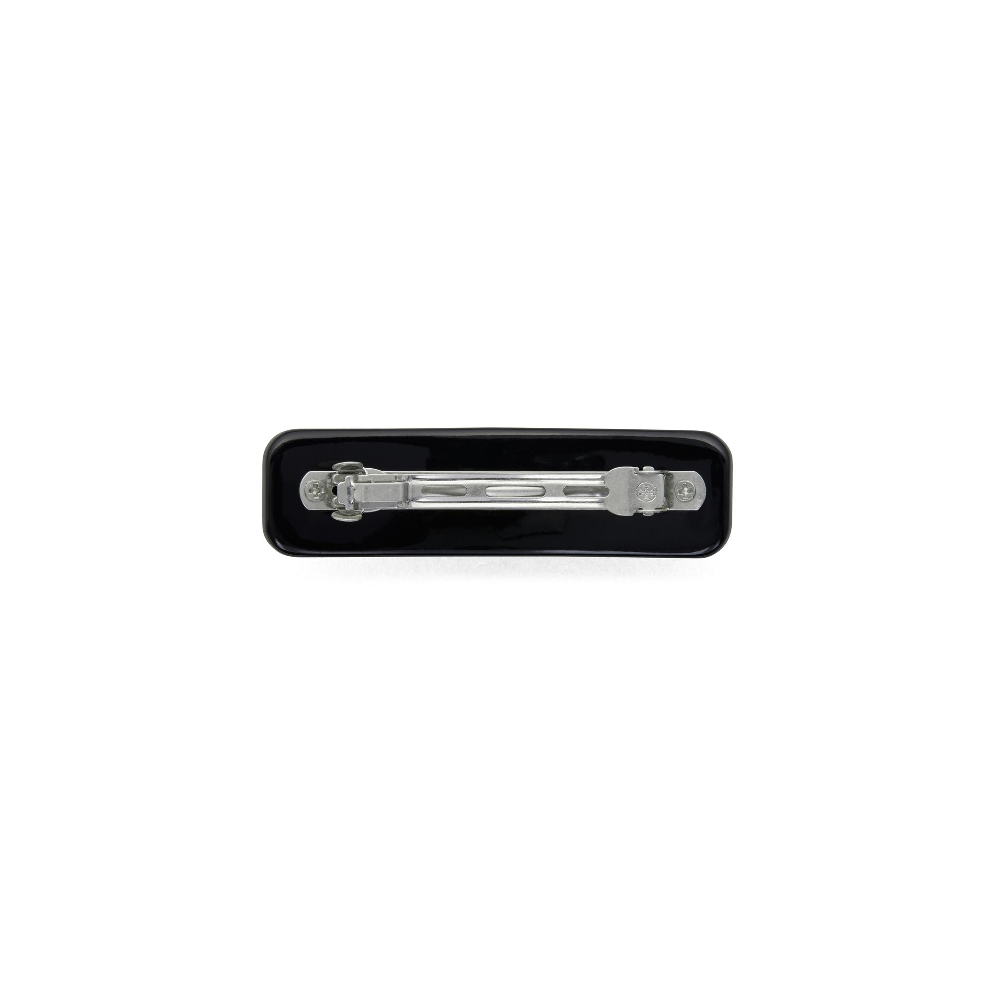 Women Roxanne Embellished Small Barrette - Antique Pewter / Black Multi