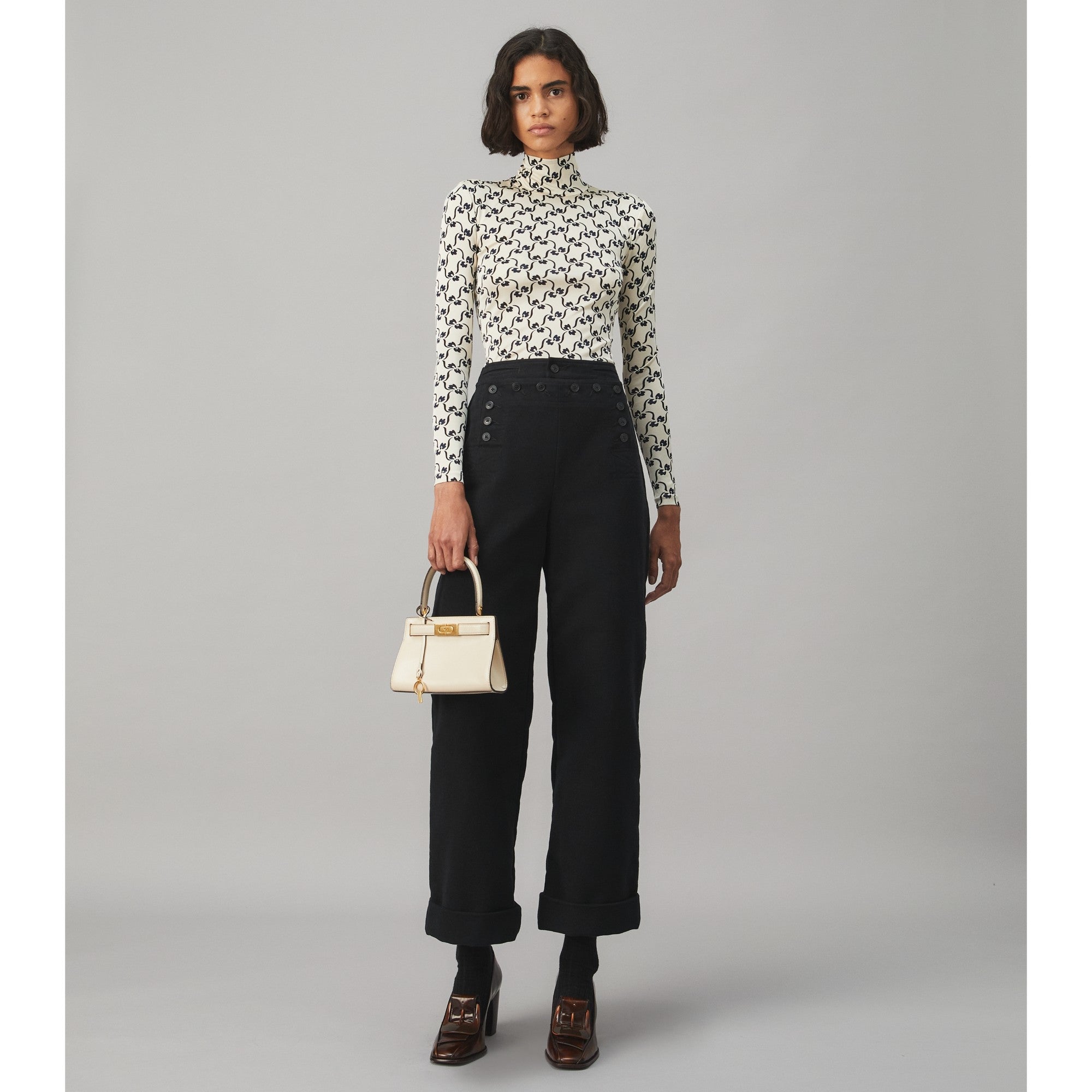 Women Moleskin Sailor Pant - Black