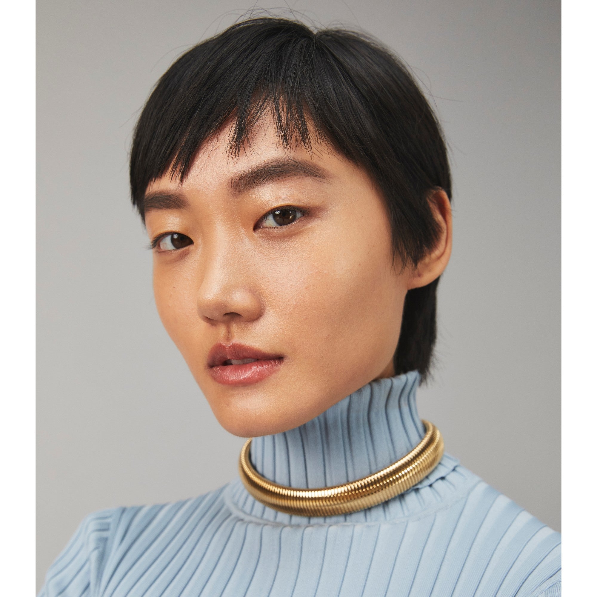 Women Snake Chain Collar - Tory Gold