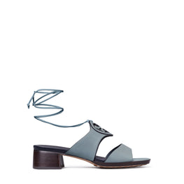 Women Bombe Miller Heel Sandal - Light Blue / Perfect Navy