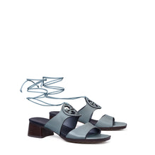 Women Bombe Miller Heel Sandal - Light Blue / Perfect Navy