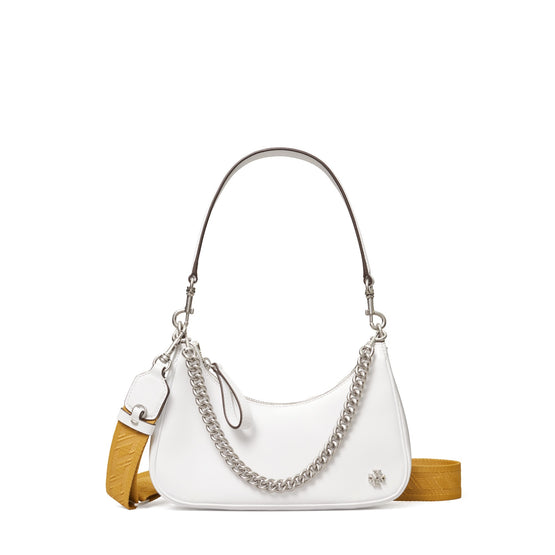 Women Small Mercer Spazzolato Shoulder Bag - White