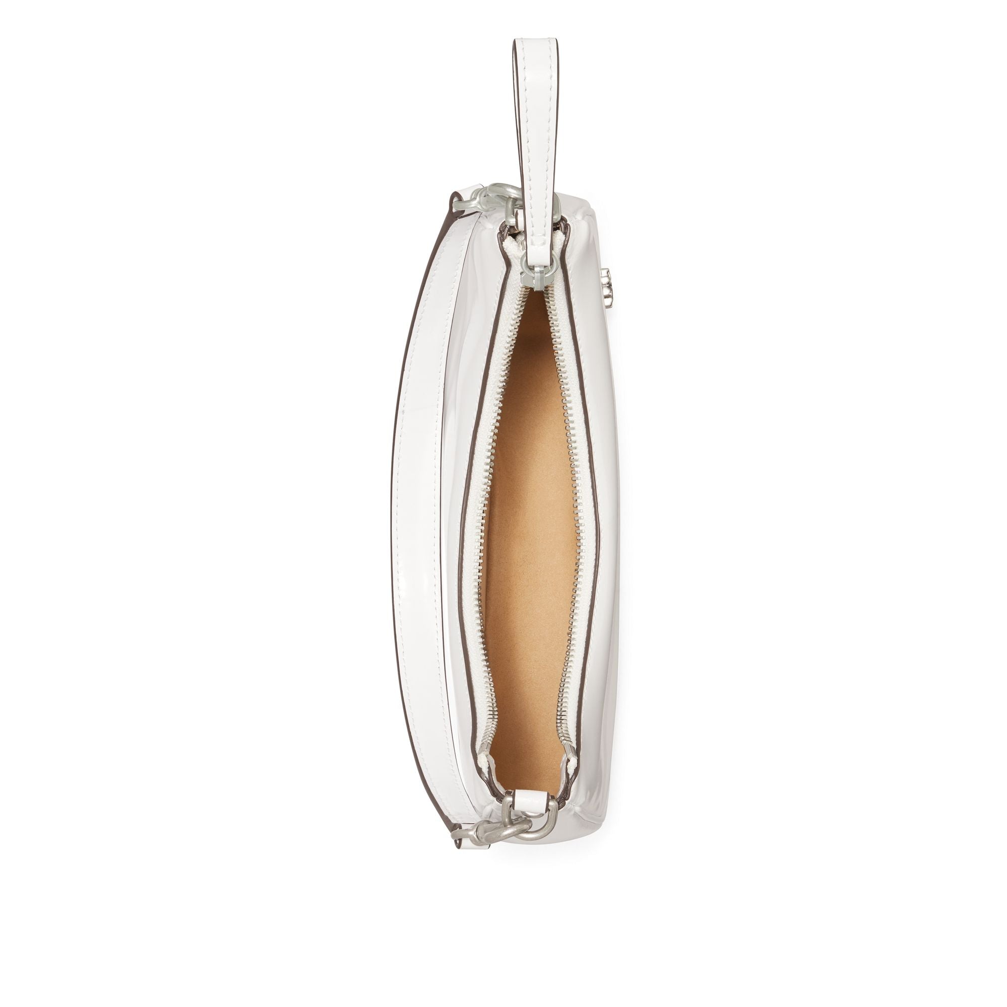Women Small Mercer Spazzolato Shoulder Bag - White
