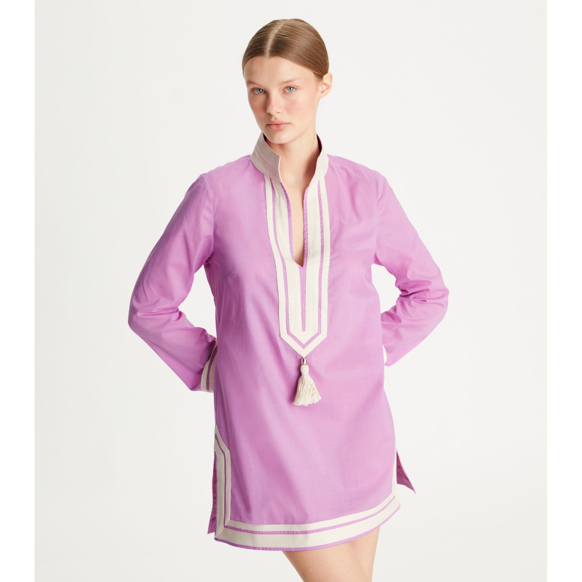 Women Cotton Tory Tunic - Mallow Pink