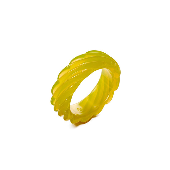 Women Resin Bangle - Acid Green