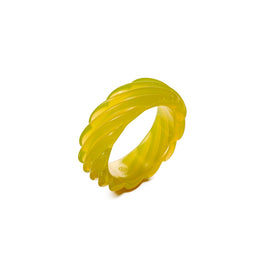 Women Resin Bangle - Acid Green