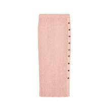 Women Lurex Stripe Knit Skirt - Pink Moon