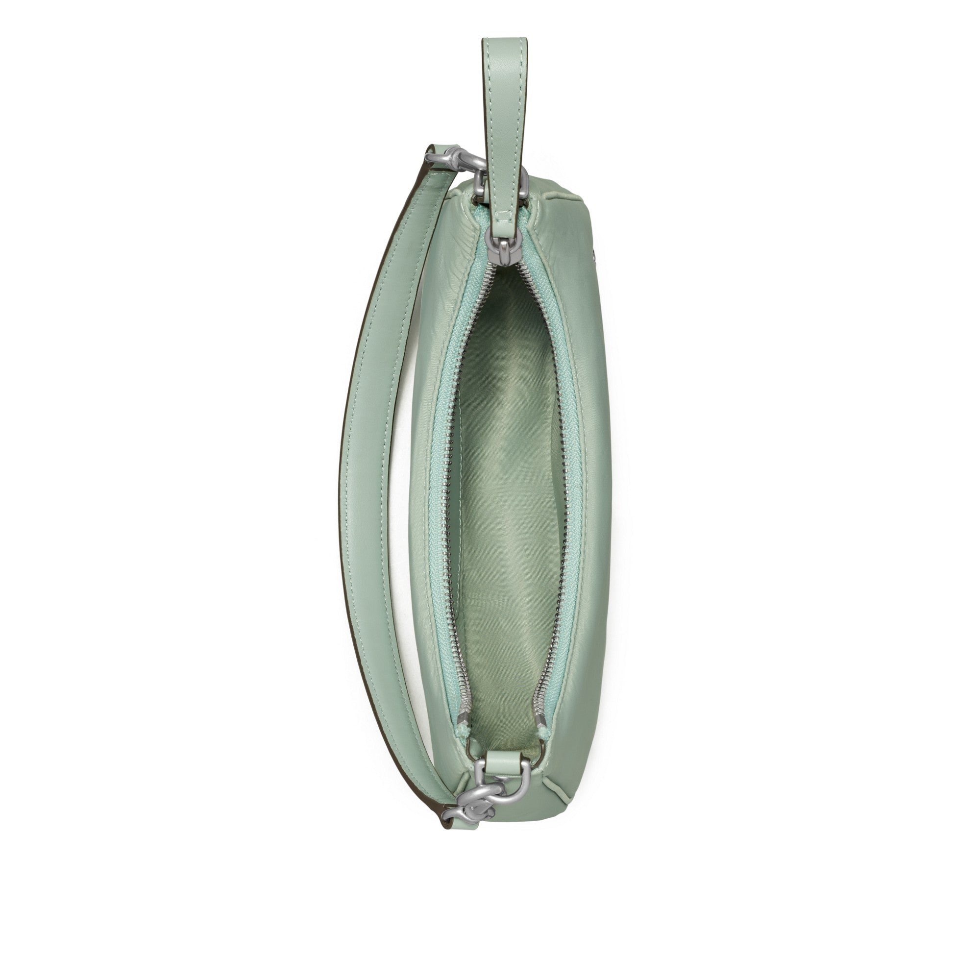 Women Small Mercer Nylon Shoulder Bag - Blue Celadon