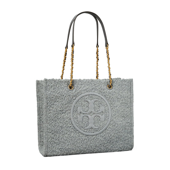 Women Ella Boucle Chain Mini Tote - Carbon