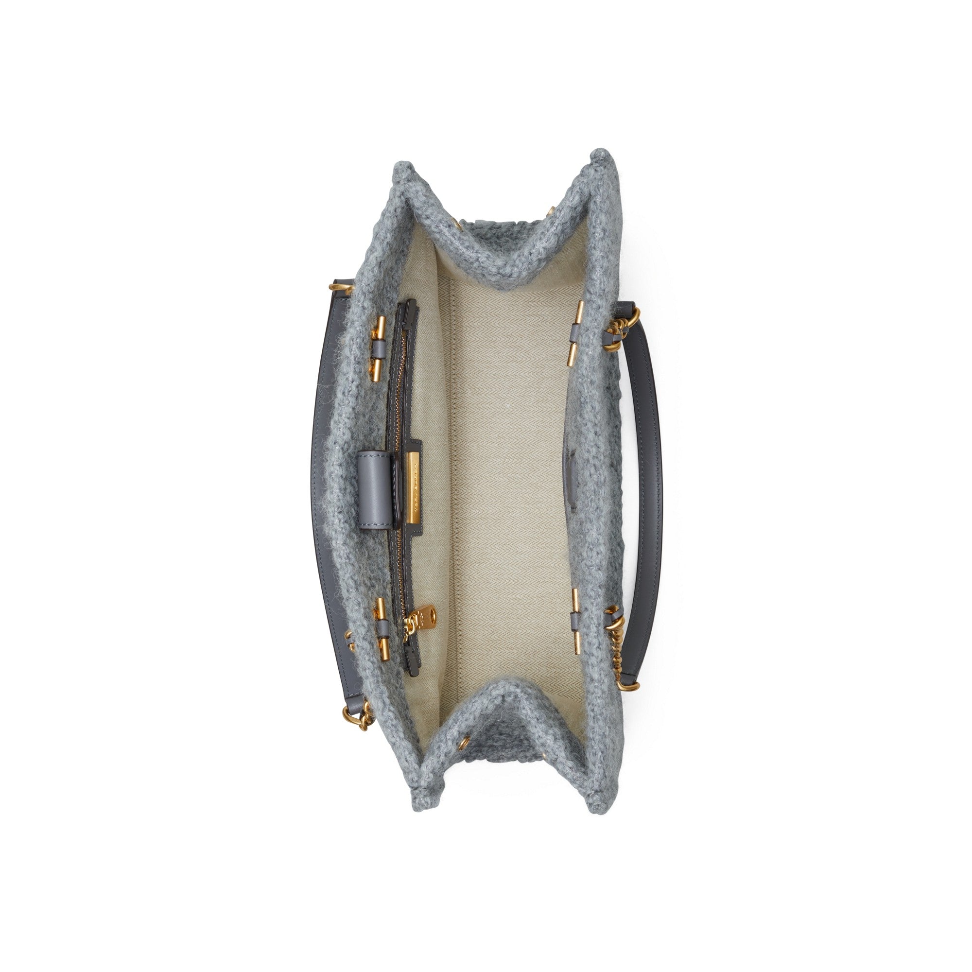 Women Ella Boucle Chain Mini Tote - Carbon