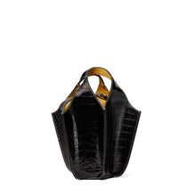 Women Embossed Lampshade Bag - Black