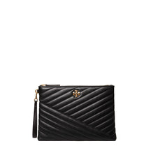 Women Kira Chevron Pouch - Black