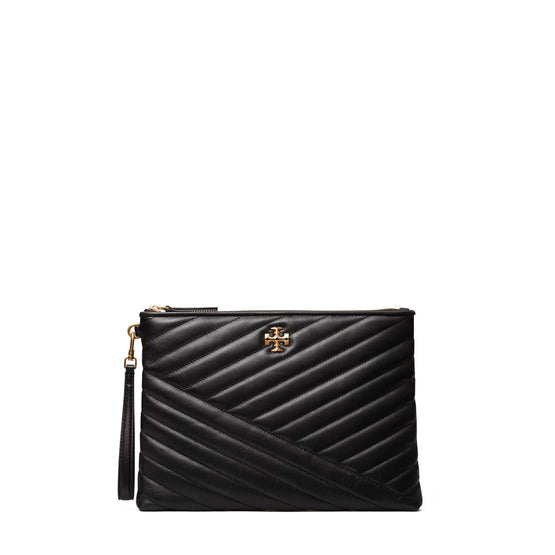 Women Kira Chevron Pouch - Black