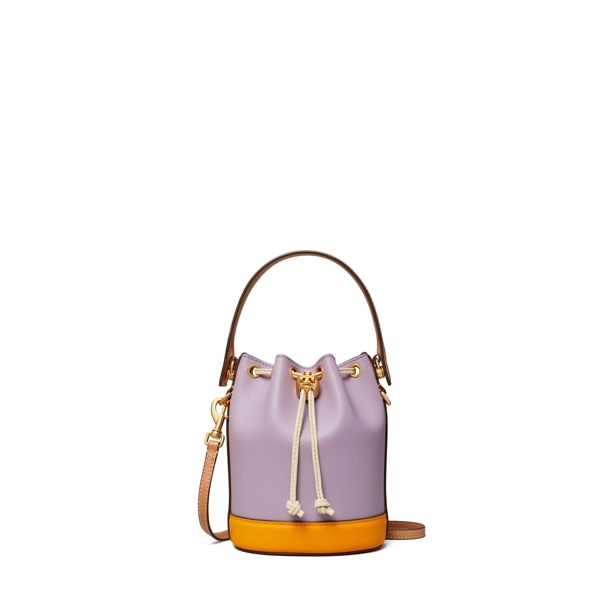 Women T Monogram Color-Block Mini Bucket Bag - Thistle Mix