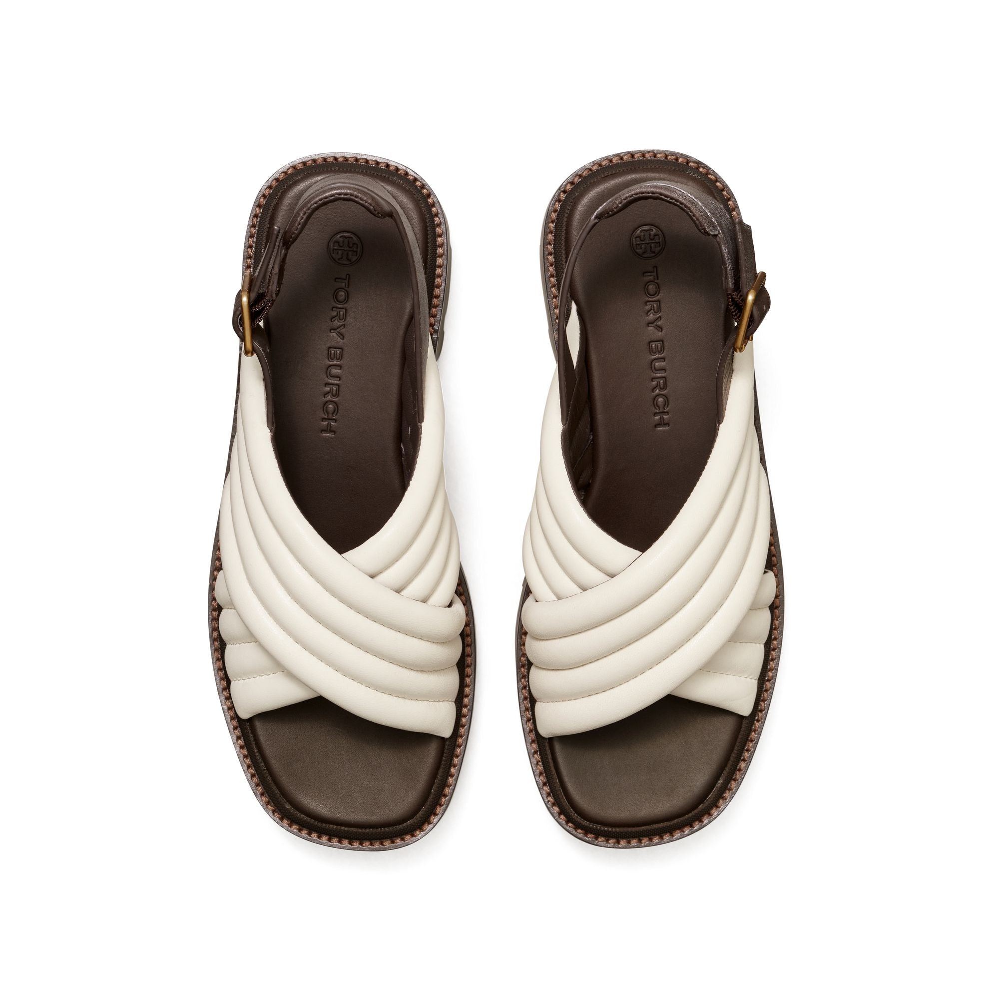 Women Lug Sole Sandal - New Ivory