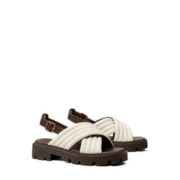 Women Lug Sole Sandal - New Ivory