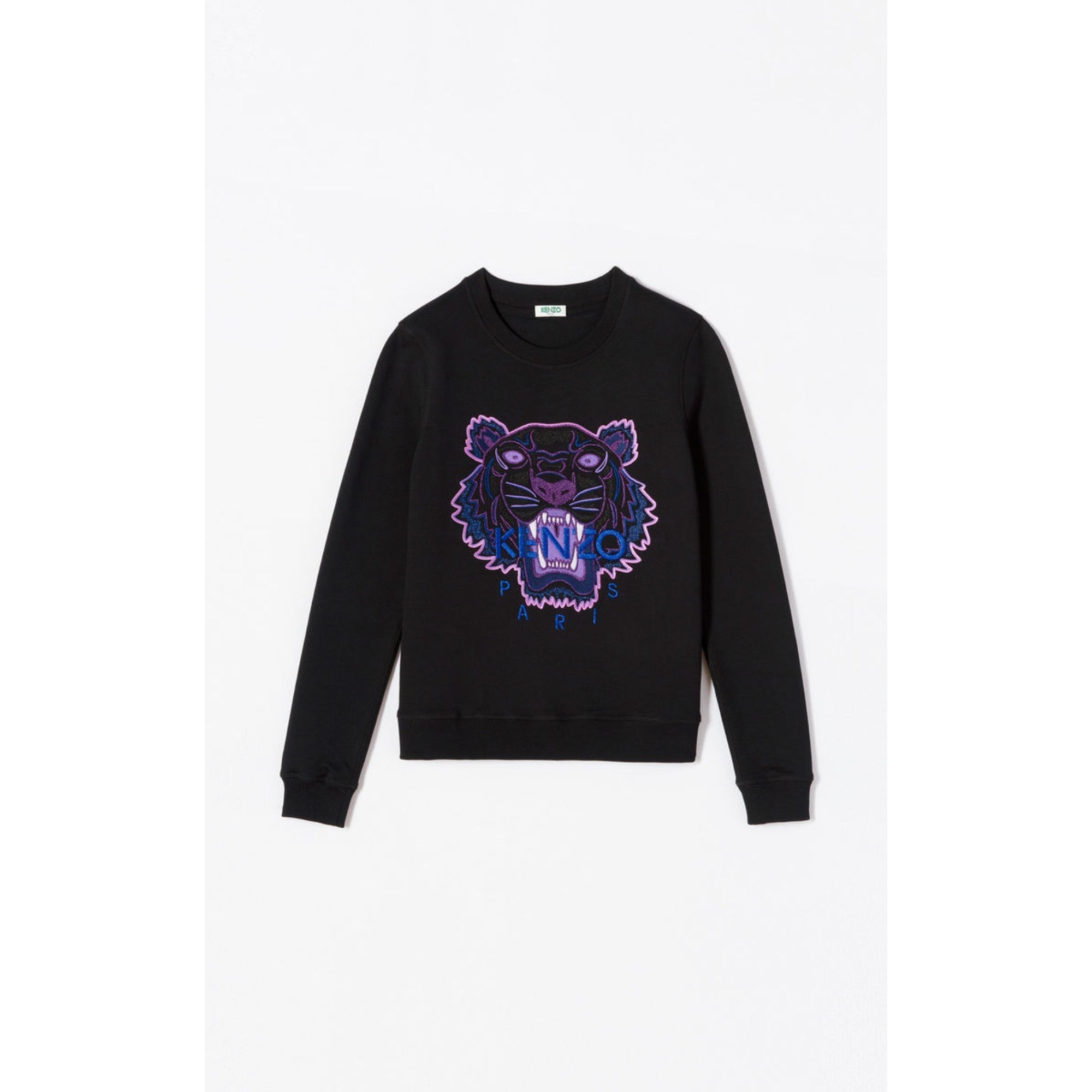Women Tiger Sweatshirt - Black
