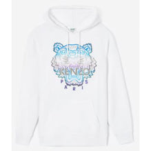 Women Festive Tiger Hoodie - White