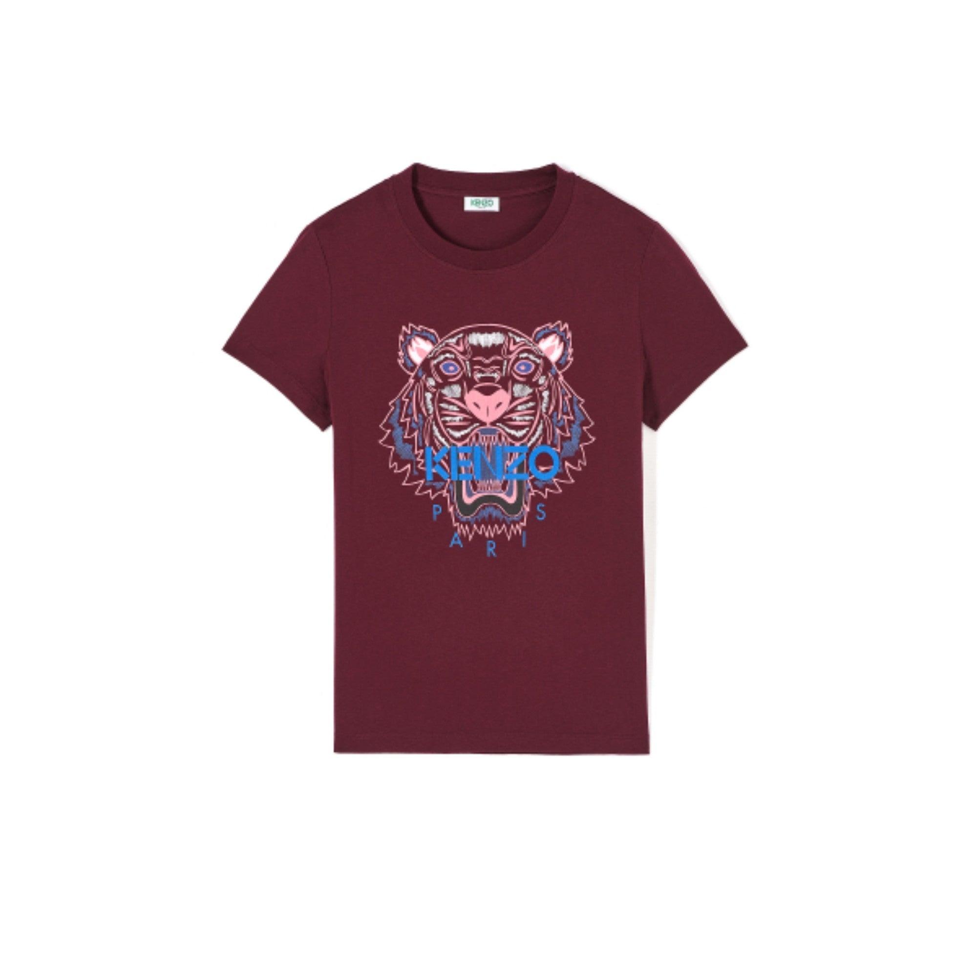 Women Classic Tiger Tshirt - Bordeaux
