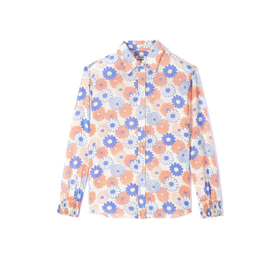 Women Comfort Fit Smocks Detail - Off White