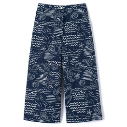 Women Culotte Jeans - Duck Blue