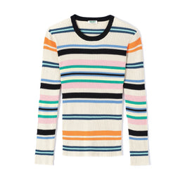 Women Bodycon Stripes Jumper - Multicolor