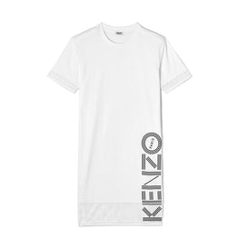 Women Kenzo Sport T-Shirt Dress Mix - White