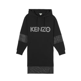 Women Kenzo Sport Hoodie Dress Mix - Black