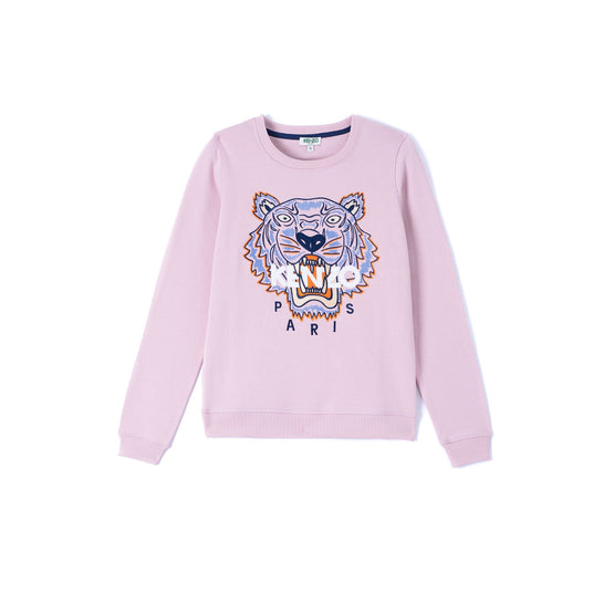 Women Classic Tiger Slim Sweatshirt - Faded Pink